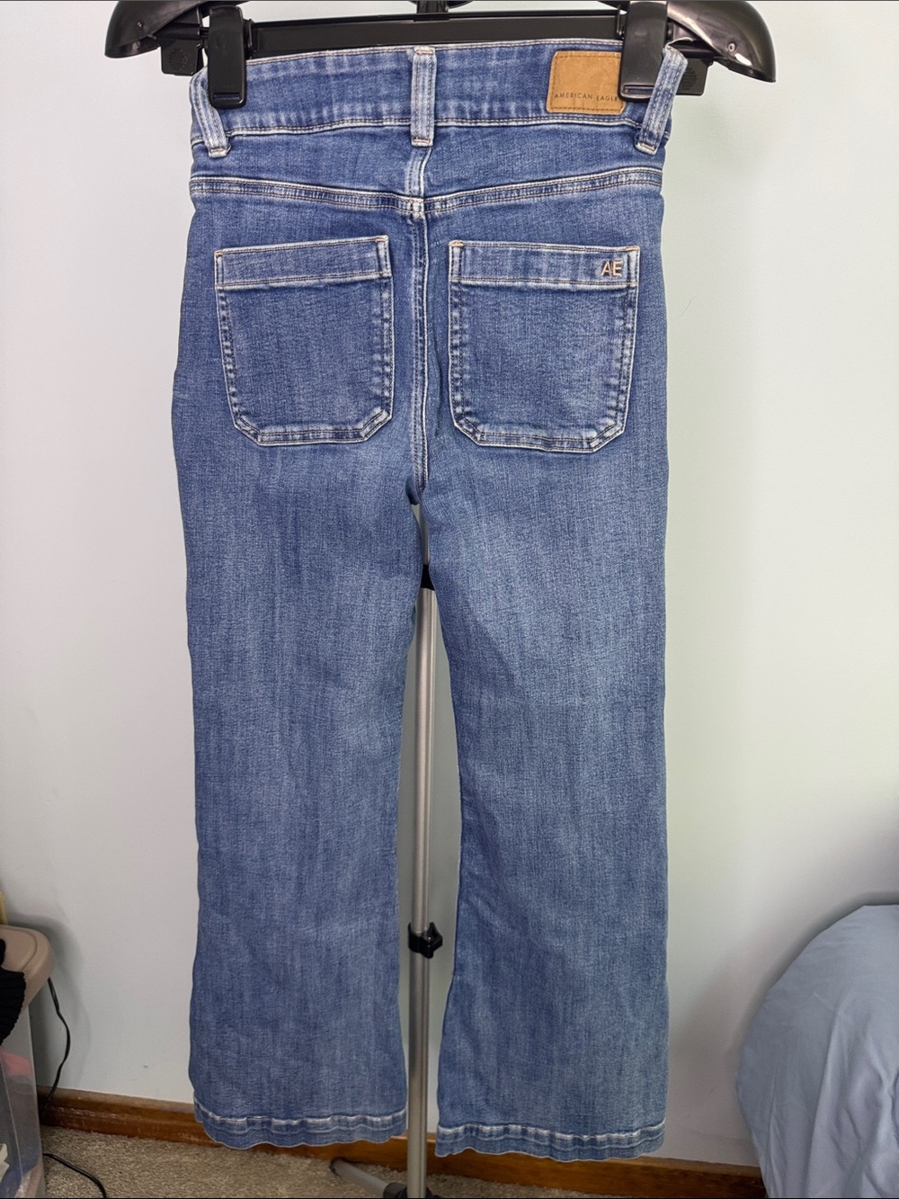 American Eagle Outfitters Light Blue Flared Jeans - Picture 2 of 6